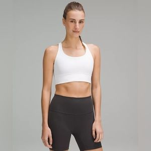 Lululemon Energy Long Line Sports Bra NWT White
